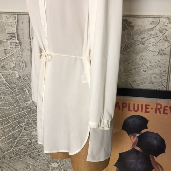 3.1 Phillip Lim white tunic shirt Size 2 - Picture 3 of 11